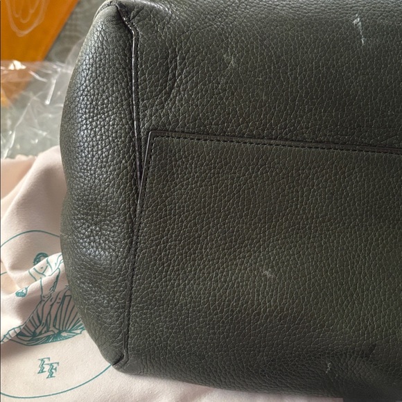 Vintage Coach Dark Green Leather Satchel - Picture 16 of 17